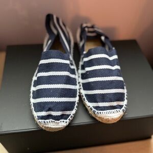 ALPARGATUS Shoes Flats Women's Size 39 Blue Stripe Espadrilles